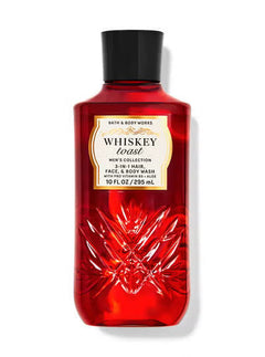 Bath & Body Works Men's Whiskey Toast 3-in-1 Hair, Face & Body Wash 10 fl oz / 295 mL