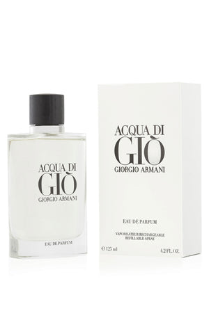 GIORGIO ARMANI
Spray recargable Acqua Di Gio EDP para hombre, fragancias de 4,2 oz 3614273662420