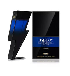(DAMAGED BOX) CAROLINA HERRERA Bad Boy Cobalt Elixir EDP Spray 3.4Oz