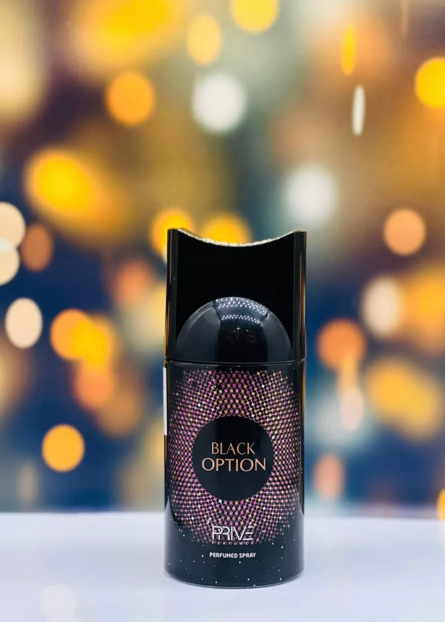 Spray Perfumed Black Option 250 ml