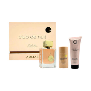 (DAMAGED NAYLO)Armaf Club de Nuit Eau de Parfum Gift Set with Body Lotion Women