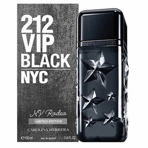 CAROLINA HERRERA Men's 212 Vip Black NY Rodeo EDP Spray 3.4 oz