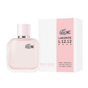 LACOSTE Ladies L.12.12 Eau de Toilette Rose Eau Fraiche EDT Spray 3.4 oz