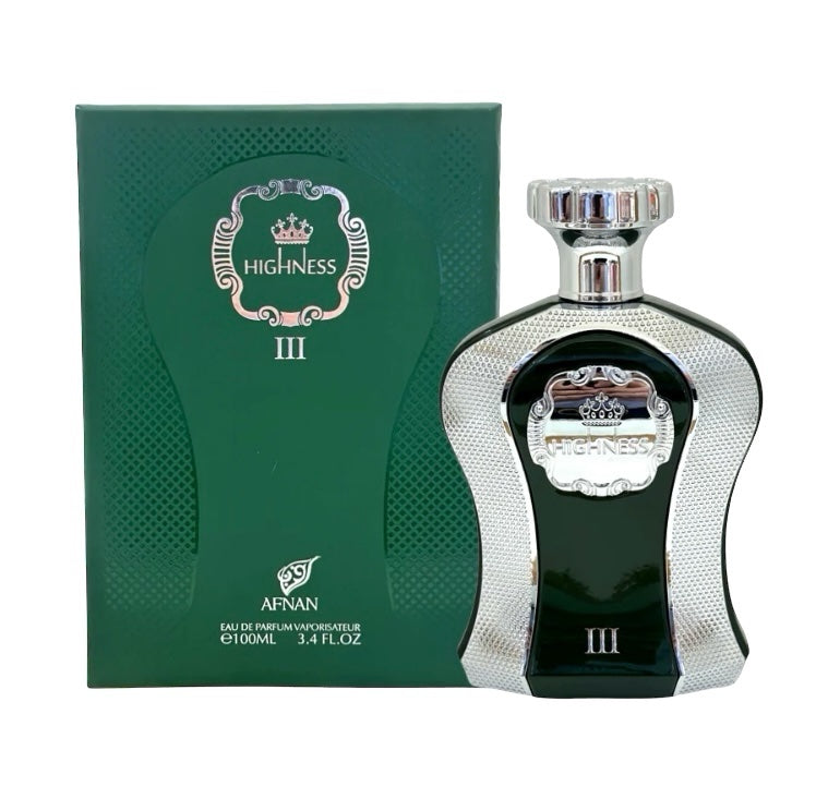 Highness lll Green by Afnan 3.4 Oz Eau de Parfum