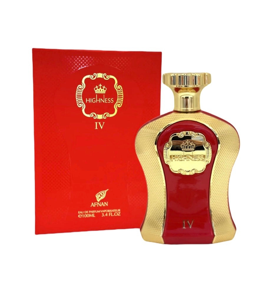 Highness IV Red by Afnan 3.4 oz Eau de Parfum