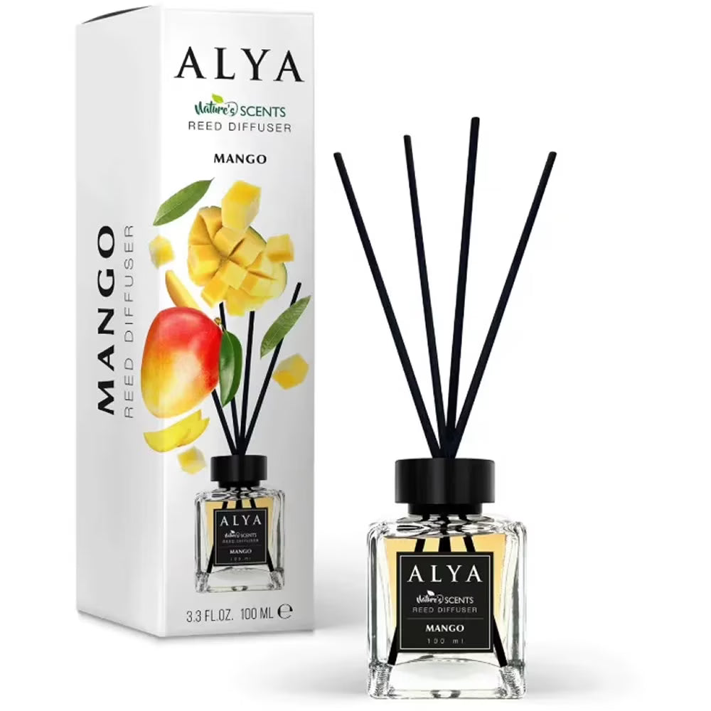 Alya Nature's Scents Reed Diffuser 3.3oz Mango