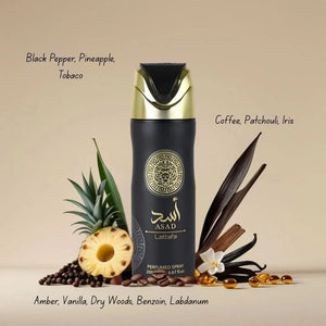 Asad Deodorant Spray 200ml  by Lattafa (PAQ 12 UNITS)