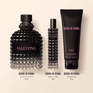 VALENTINO BORN IN ROMA EAU DE TOILETTE TRIO SET