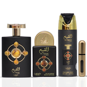 Al Qiaam Gold 3-Piece Perfume Gift Set By Lattafa Pride (Gift Set)