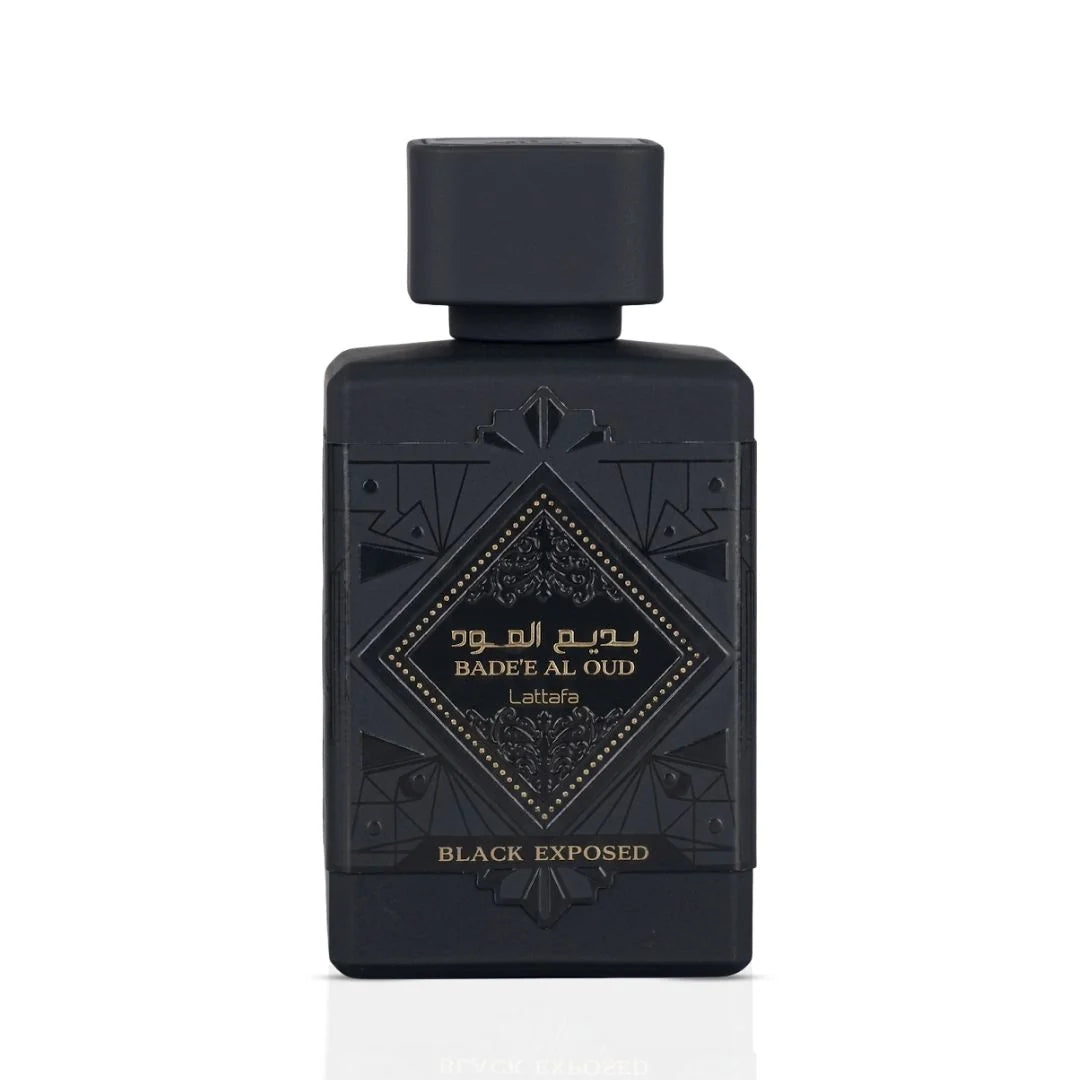 Bade'e Al Oud Black Exposed Eau de parfum Spray 100ml (3.4 oz) by Lattafa