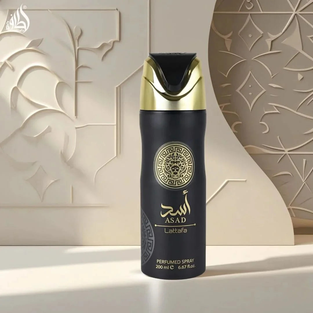 Asad Deodorant Spray 200ml  by Lattafa (PAQ 12 UNITS)