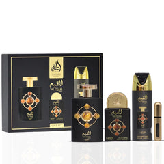 Al Qiam Gold 3-Piece Perfume Gift Set By Lattafa Pride (Gift Set)