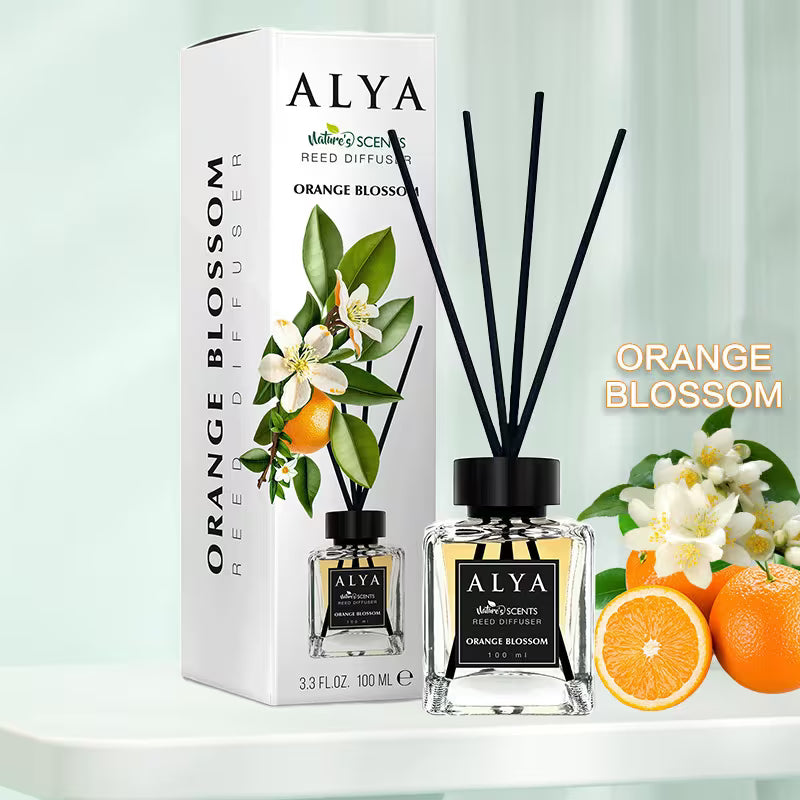 ALYA Nature's Scents Reed Diffuser Orange Blossom 100ml Long Lasting