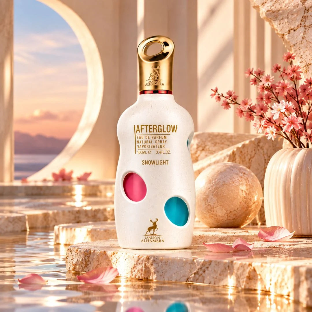 Afterglow Snowlight Eau de Parfum Spray 100ml (3.4 oz) by Maison Alhambra