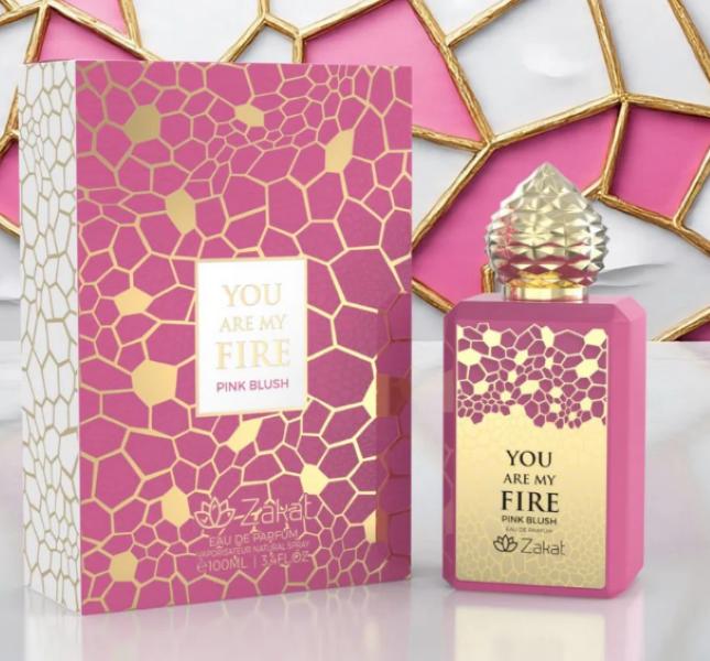 You are my fire pink blush by Zakat eau de parfum 3.4oz/100ML