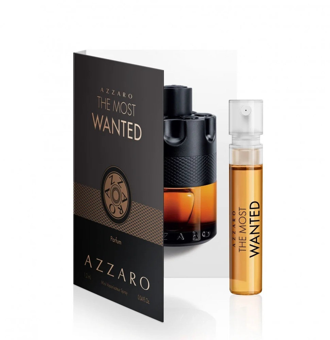 AZZARO THE MOST WANTED 0.04 PARFUM SPRAY VIAL FOR MEN