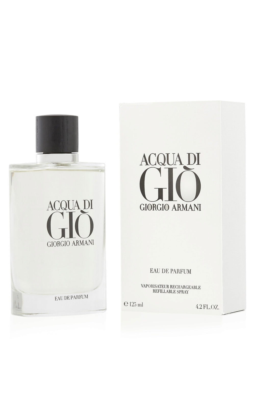 GIORGIO ARMANI
Spray recargable Acqua Di Gio EDP para hombre, fragancias de 4,2 oz 3614273662420