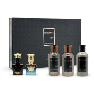 BHARARA BEAUTY Bharara King 5-Piece Gift Set (EDP + Lotion + Pharaoh Minis)