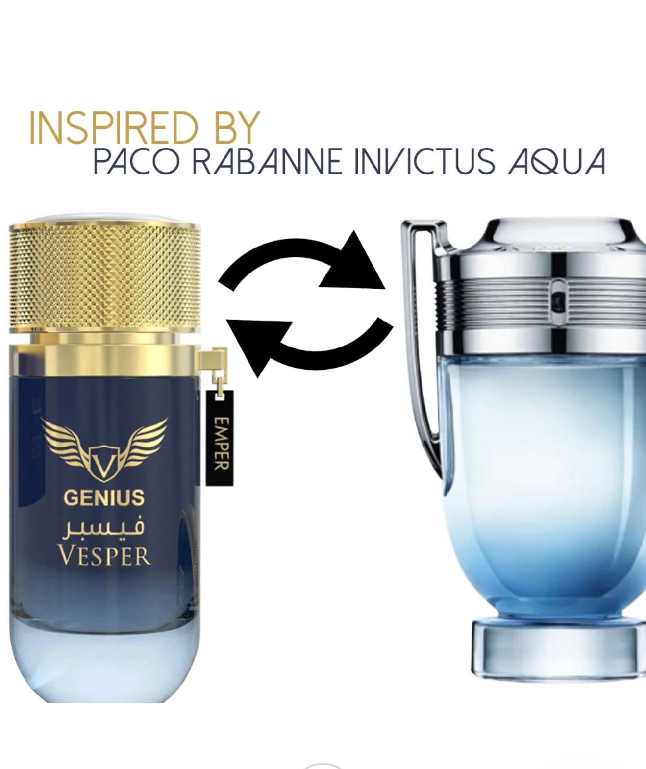 Genius Vesper Bu Emper for Men 3.4oz
