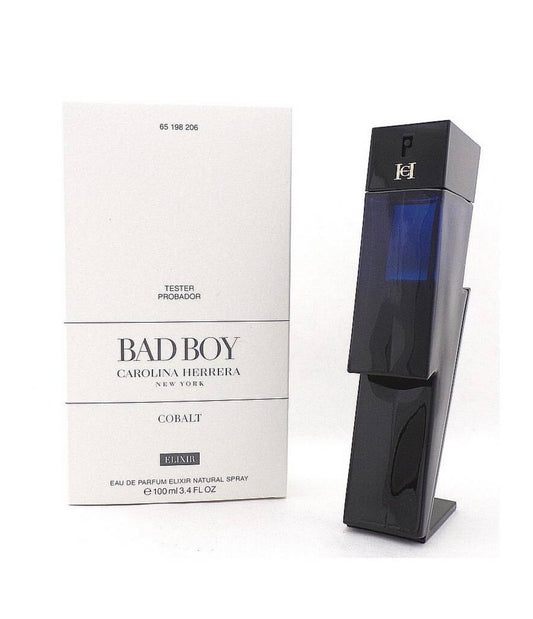 (TESTER) CAROLINA HERRERA Bad Boy Cobalt Elixir EDP 3.38Oz