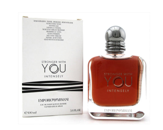 (Tester) Giorgio Armani Stronger Intensely 3.4oz Men EDP