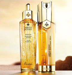 GUERLAIN abeille royale age-defying set: abeille royale double r renew & repair advanced serum 1.6 oz + advanced youth watery oil 1.6 oz --2pcswomen
