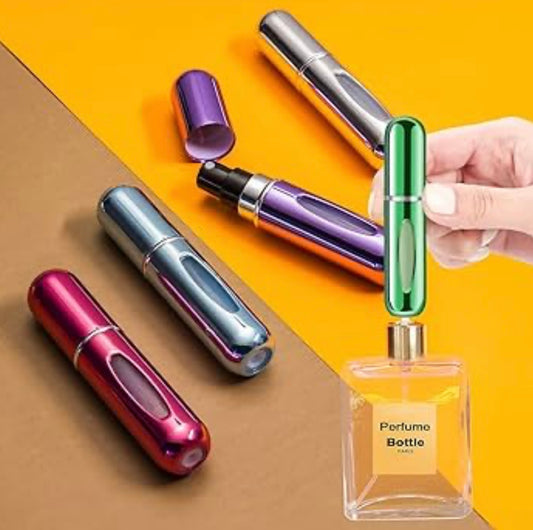Travel Refillable Mini Spray Bottles - Portable Mini Refillable Perfume Atomizer Bottle Spray, Scent Pump Case for Travel (Variety Pack of 12)