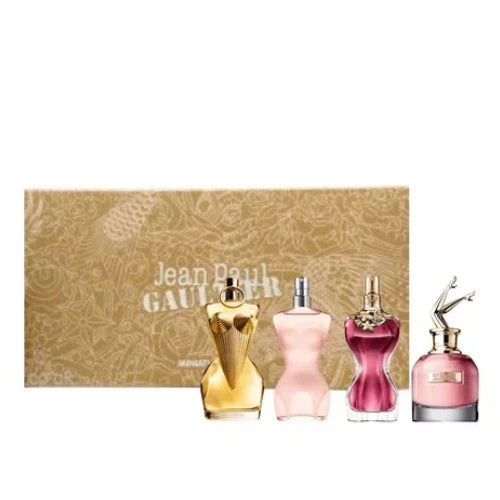 JEAN PAUL GAULTIER MINIATURE SET FOR WOMEN EAU DE PARFUM 4X6 ML