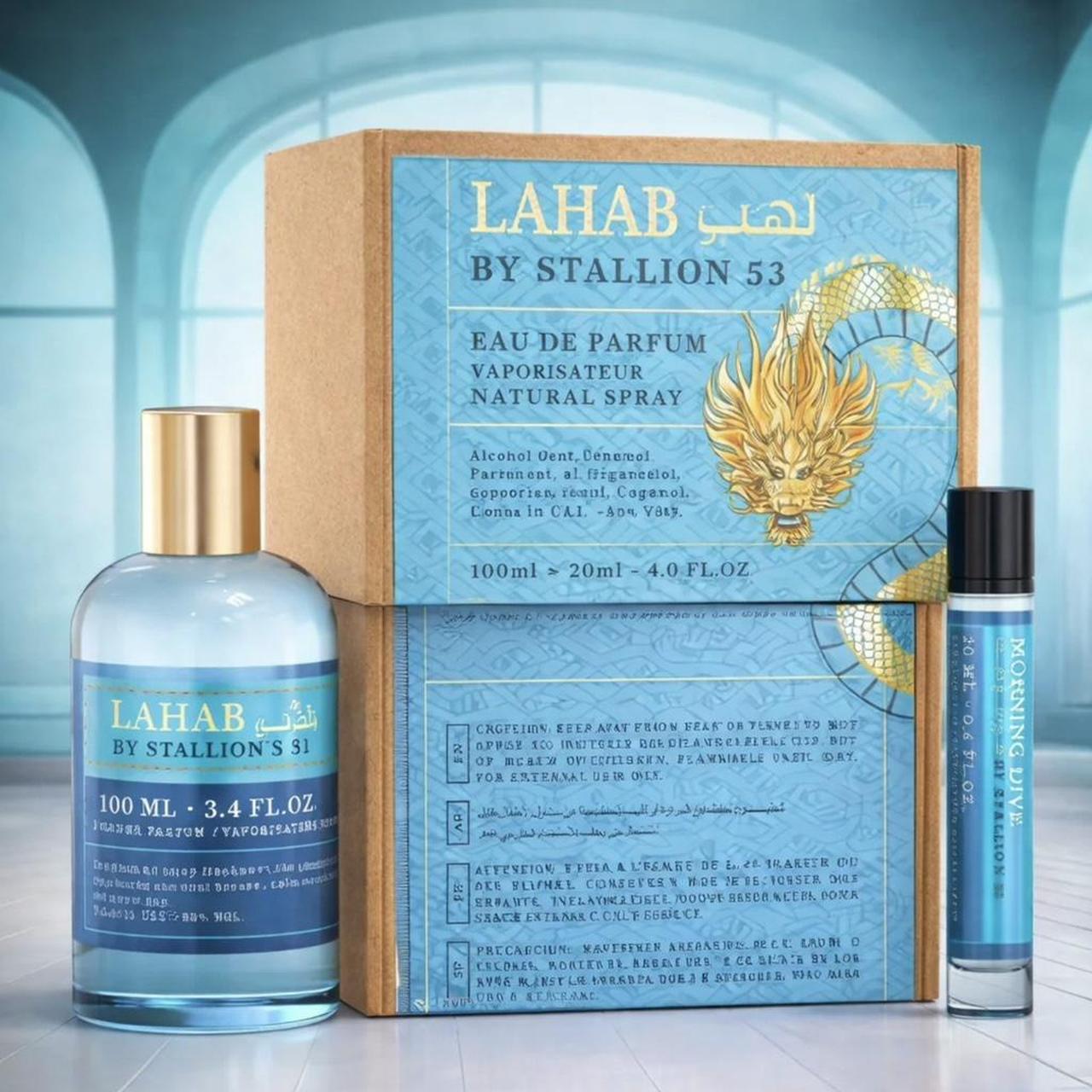 LAHAB by Stallion 53 Eau de parfum 3.4oz/100ml+20ml