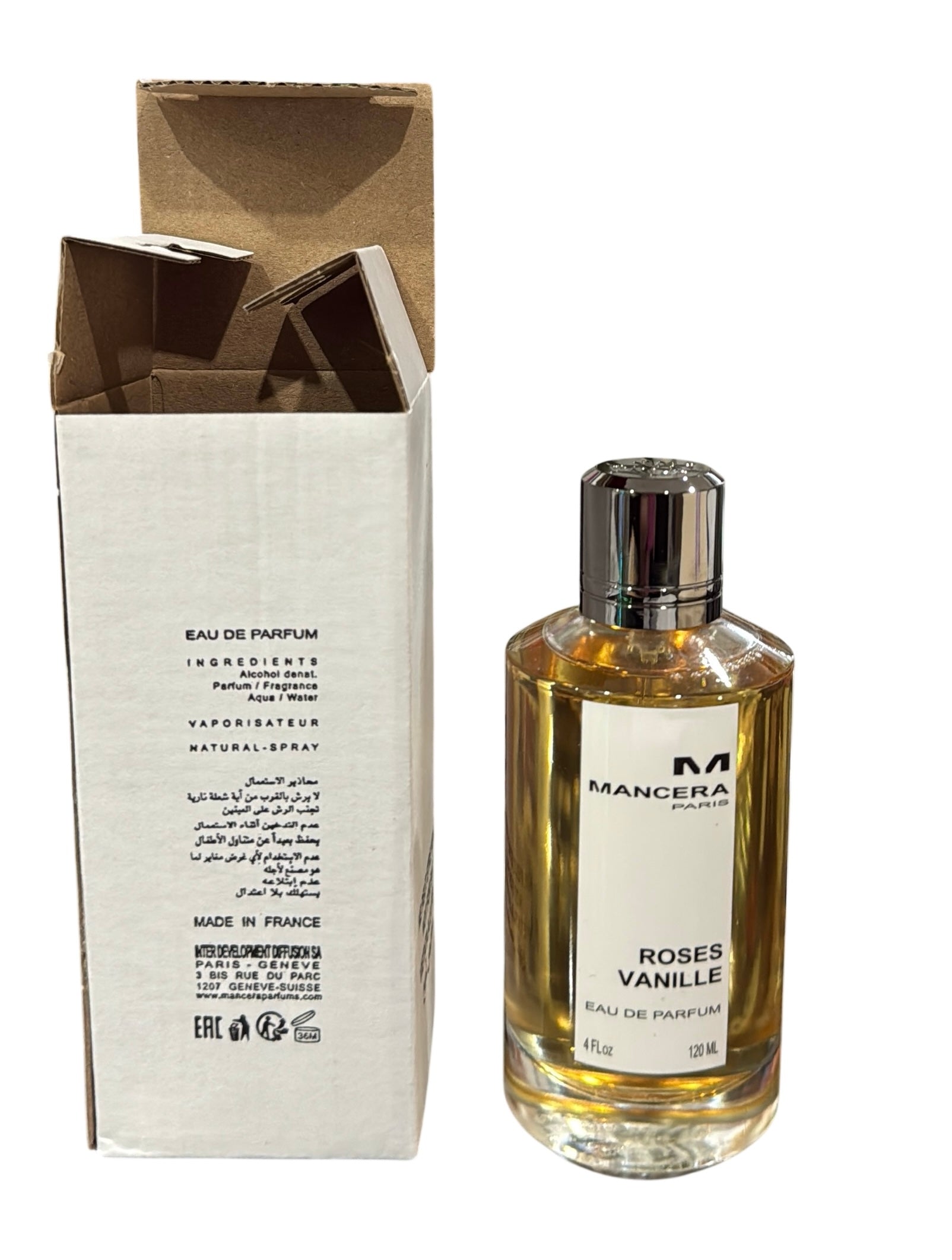(Tester)Mancera Roses Vanille 100 ml