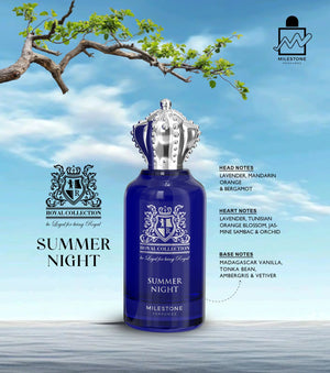 Royal Collection Summer Night Milestone Perfumes for women and men 100 ml