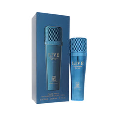 Victor Manuelle Live Bleu by Victor Manuelle Eau De Parfum Spray 3.4 oz for Meno