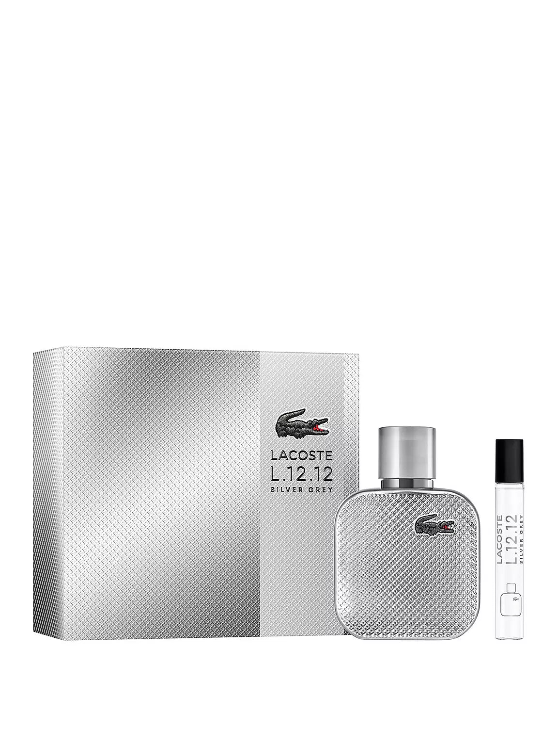GIFT LACOSTE  L.12.12 SILVER GREY