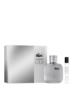 GIFT LACOSTE  L.12.12 SILVER GREY