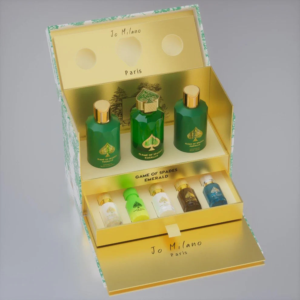 GIFT SET GAME OF SPADES EMERALD 8 PCS 10 ML
