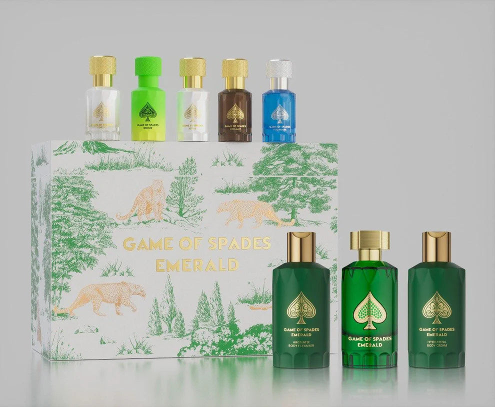 GIFT SET GAME OF SPADES EMERALD 8 PCS 10 ML