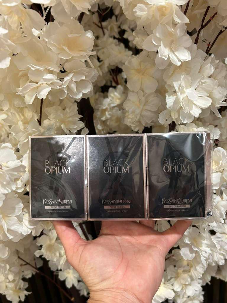 Yves Saint Laurent Black Opium Eau De Parfum Spray 0.04 Oz Sample (PAQ 12 UNITS )