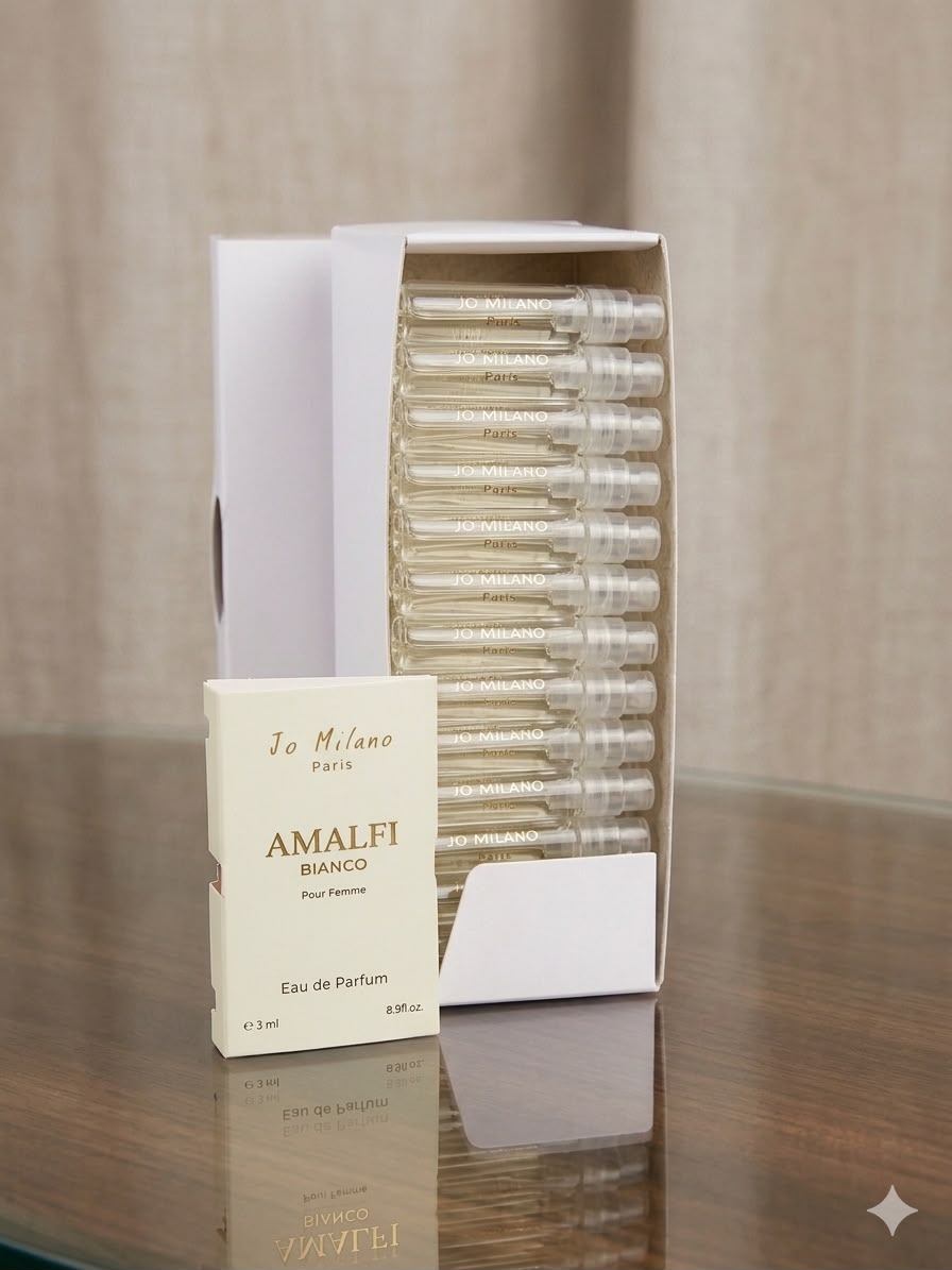 (SAMPLE BOX) 46 PCS AMALFI POUR FEMME 0.1 OZ JO MILANO PARIS