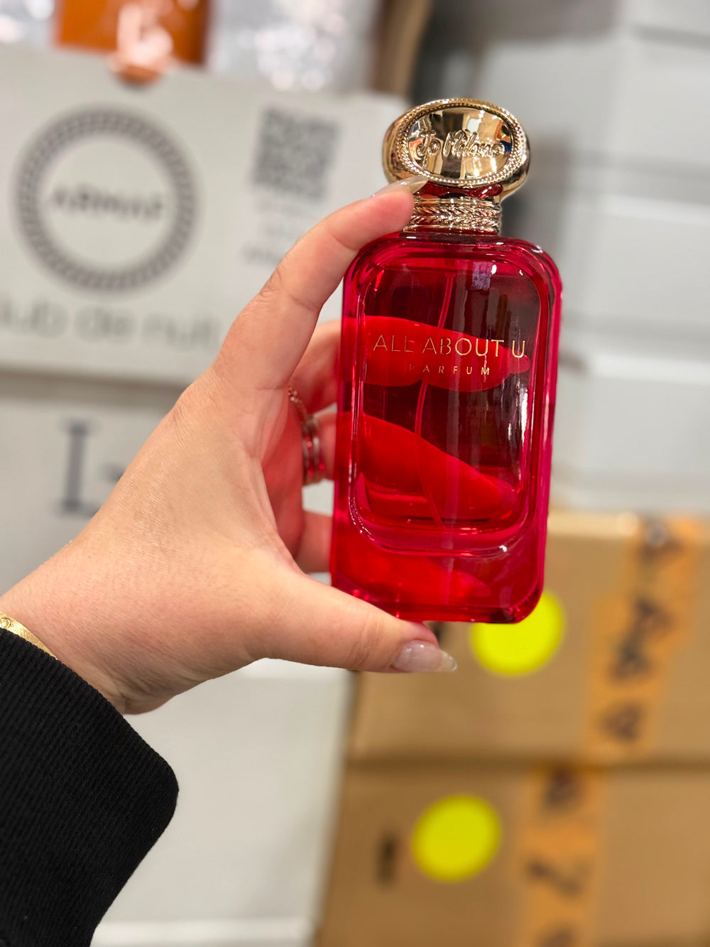 (TESTER)BOX-WHITE  ALL ABOUT U PARFUM 3.4 OZ JO MILANO