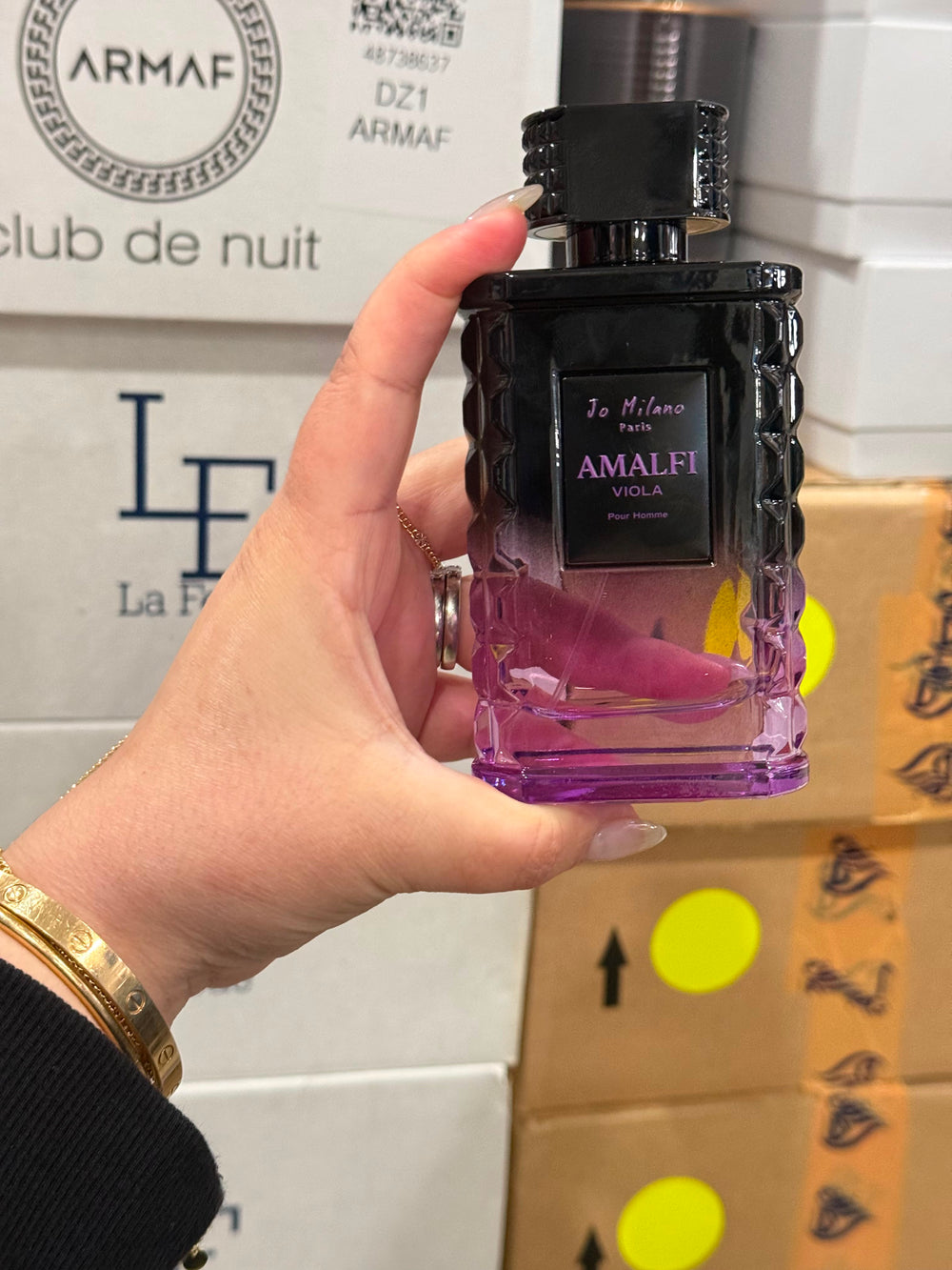 (TESTER) BOX-WHITE AMALFI VIOLA POUR HOMME 3.4 OZ JO MILANO PARIS