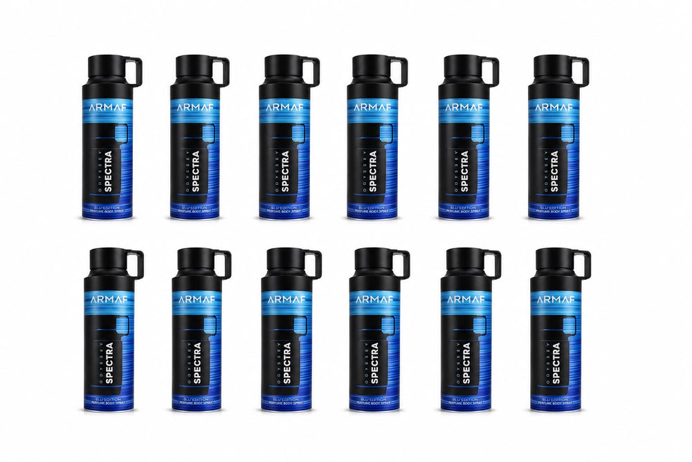 Odyssey Spectra Blu Perfumed Body Spray 200ml (PAQ X 12 UNITS)
