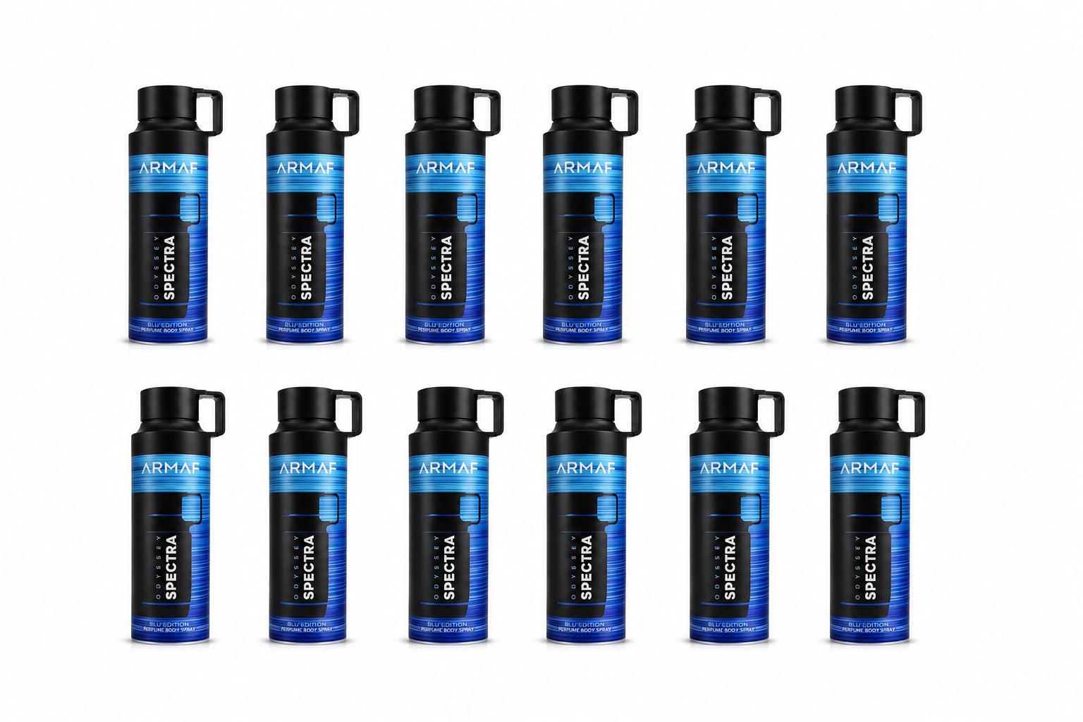 Odyssey Spectra Blu Perfumed Body Spray 200ml (PAQ X 12 UNITS)