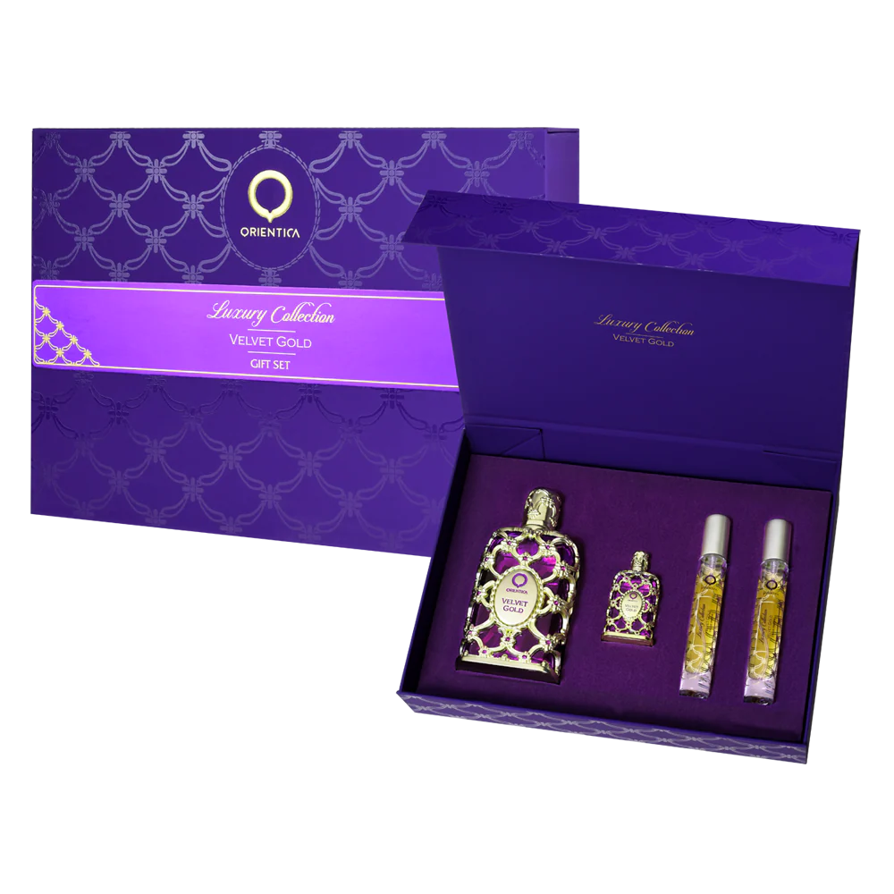 Orientica Velvet Gift set 4 Size: 80ml + 7.5ml + 10ml x 2