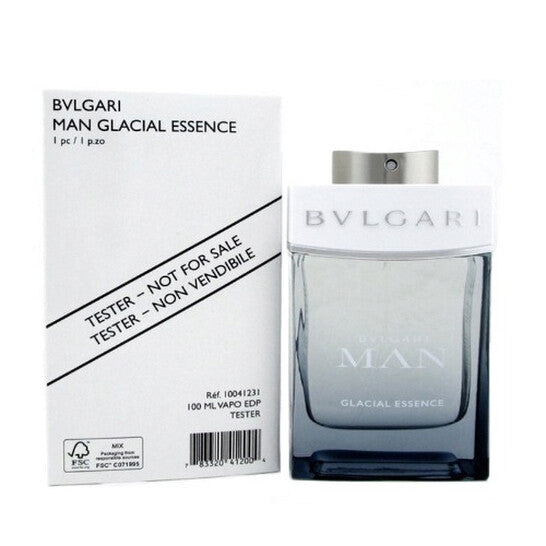 (TESTER) BVLGARI  Men's Man Glacial Essence EDP Spray 3.4 oz