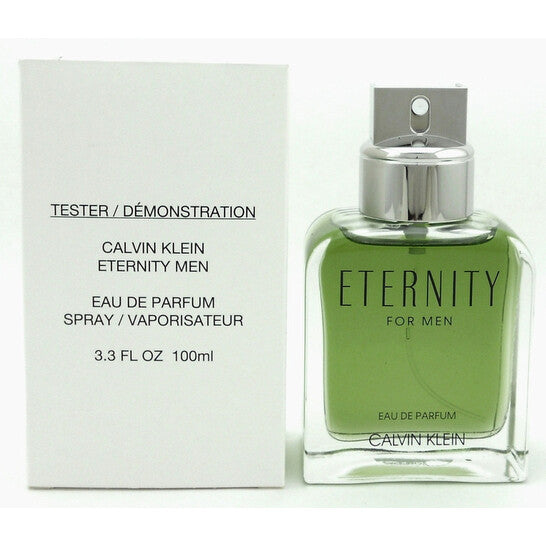 (TESTER) Calvin Klein Men's Eternity Men EDP Spray 3.4 oz