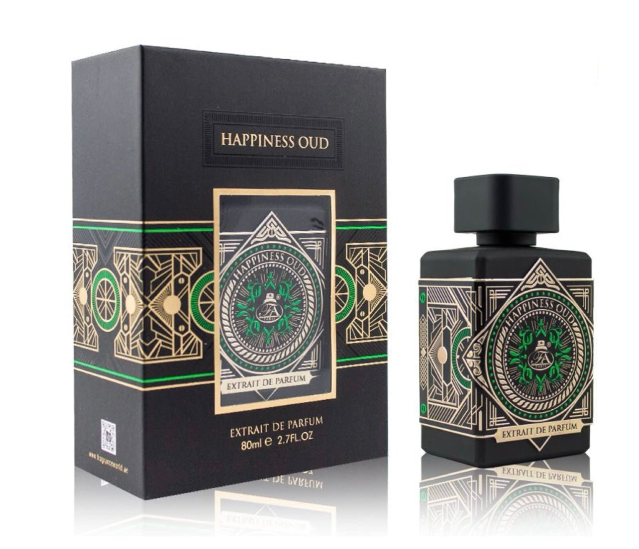 Fragrance World Happiness Oud Unisex - 2.7 oz EDP Spray - Crist Fragances
