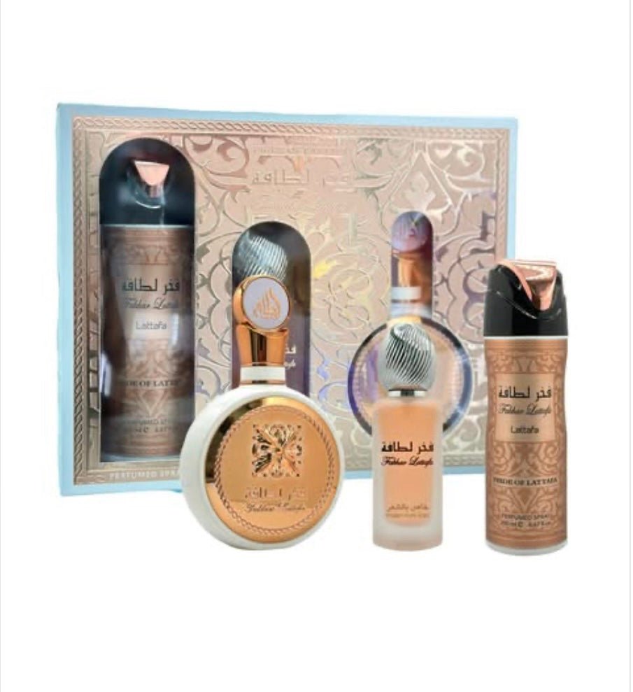 Gift Set Fakhar Rose by Lattafa - Crist Fragances