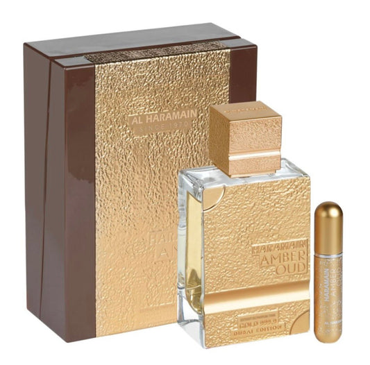 Haramain Amber Oud Gold 999.9 Dubai Edition, 75ml, Extrait De Parfum - Crist Fragances