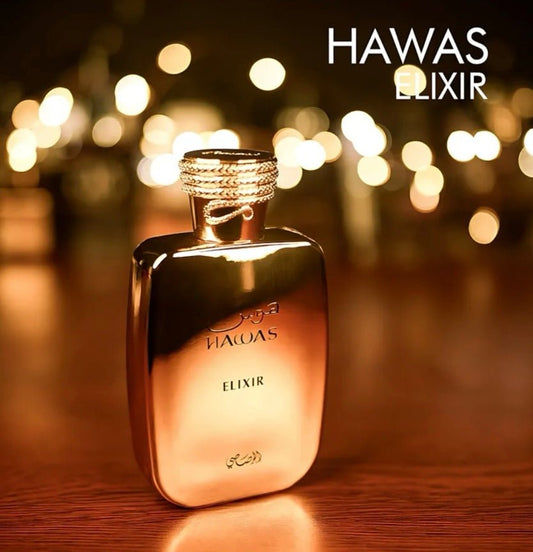 Hawas Elixir EDP Perfume By Rasasi 100 ML🔥Hot New Release - Crist Fragances