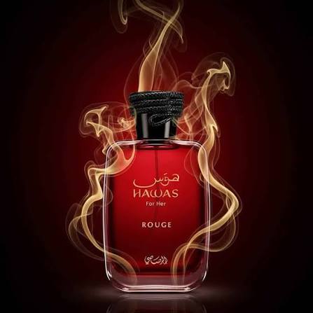 Rasasi Ladies Hawas Rouge EDP Spray 3.4 oz